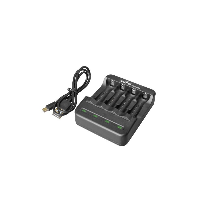 Carica batterie USB per pile AA e AAA - CARICABATTERIE - Elettronica FC