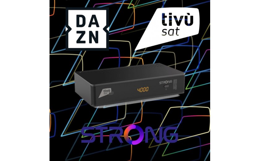 Aggiornamento software per decoder Strong Tivusat e DAZN
